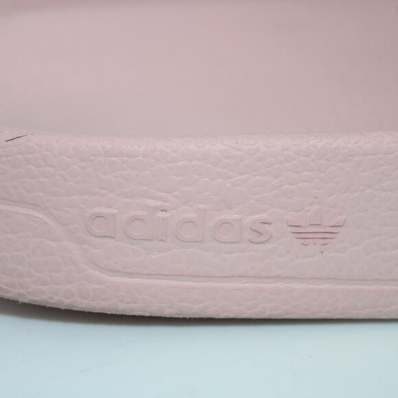 Adidas Women's ADILETTE LITE Mauve Slides Size 5 Signed Gymnast Madi Dagen & Kik - Picture 11 of 13